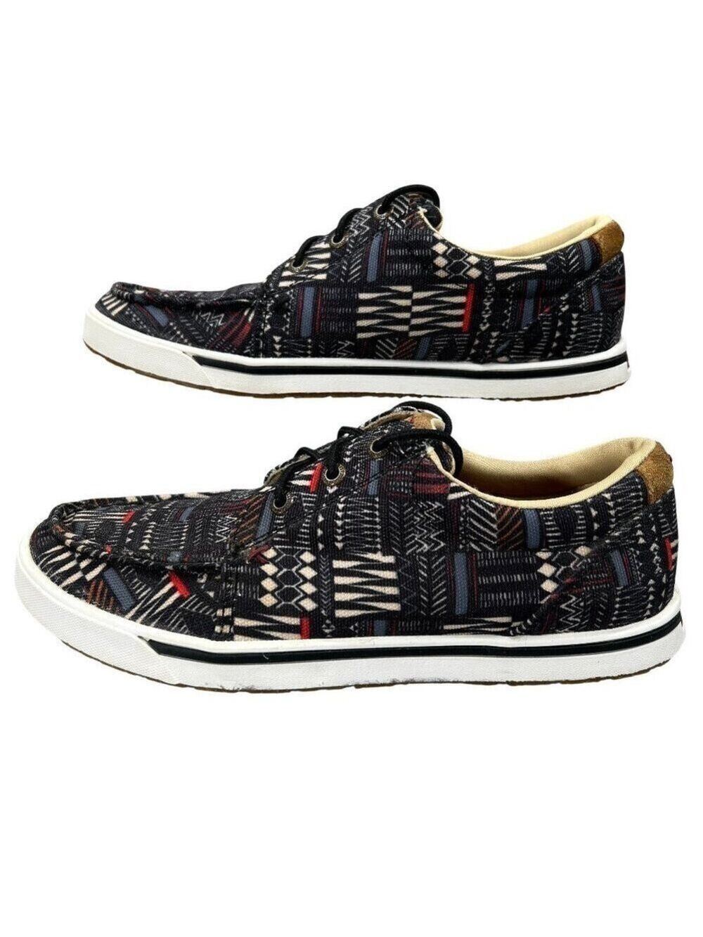 Twisted X Women's Kicks Lace-Up Southwestern Sneakers Size 8